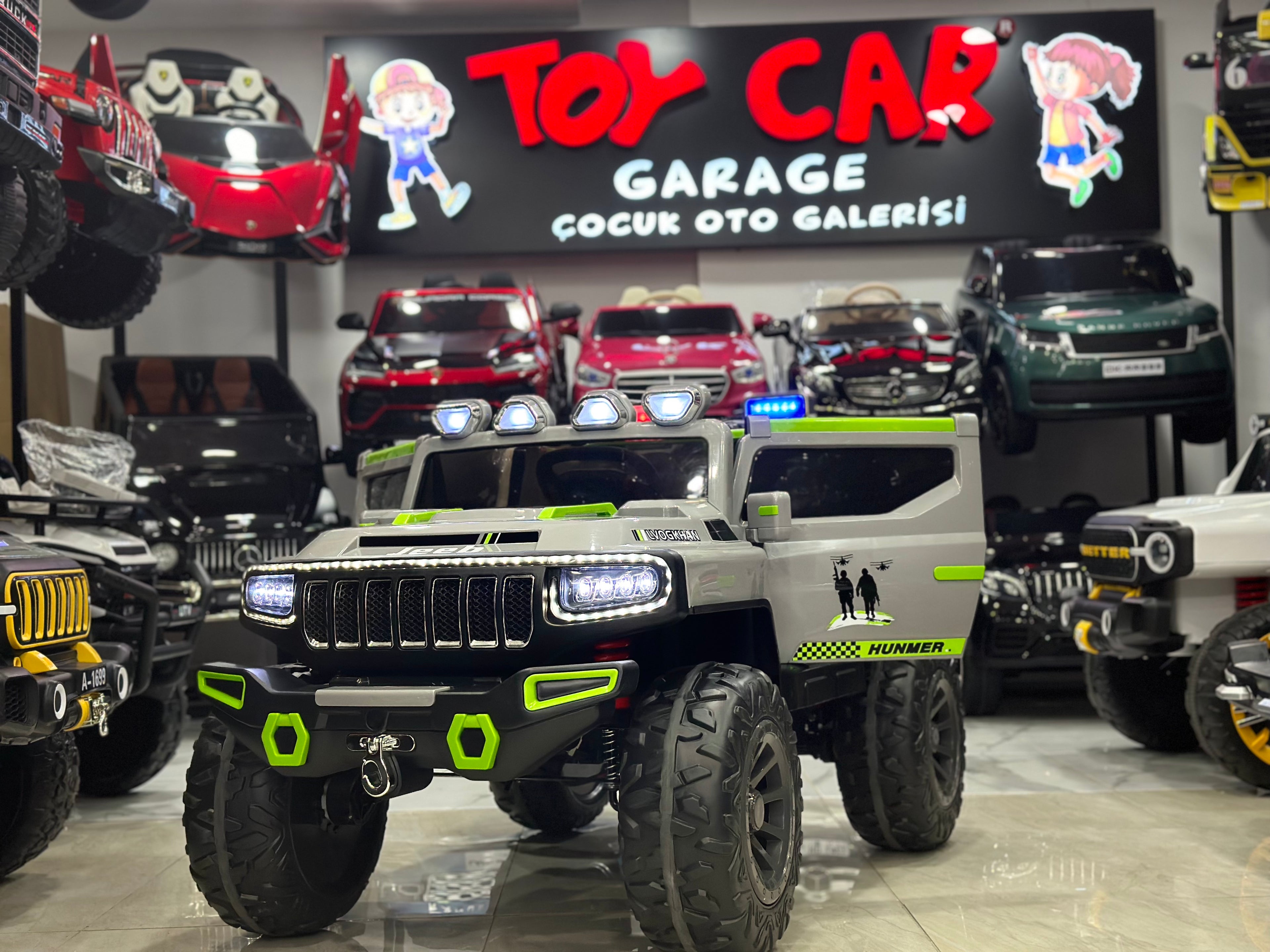 DEV JEEP 24W 4*4 GRİ