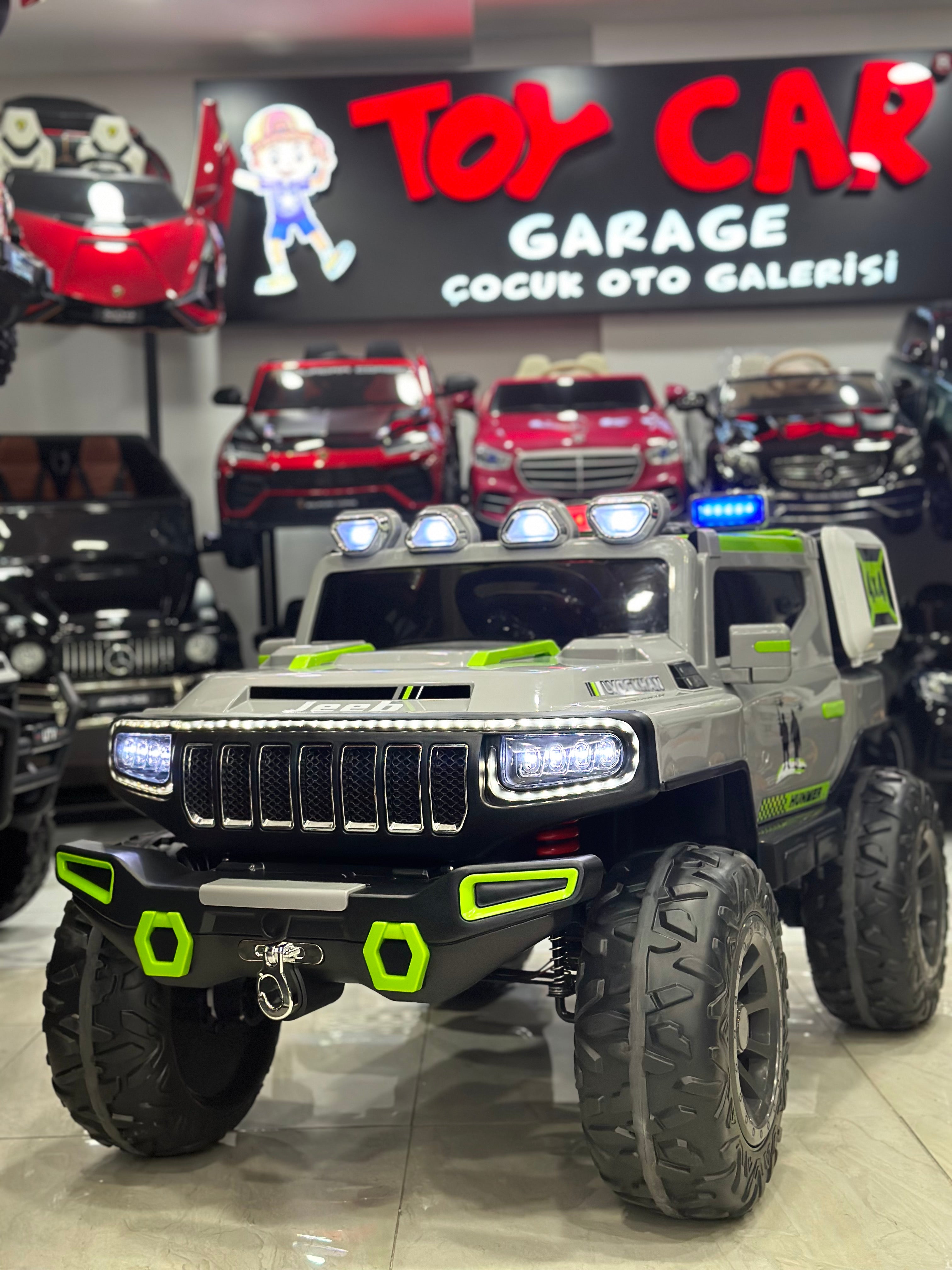 DEV JEEP 24W 4*4 GRİ