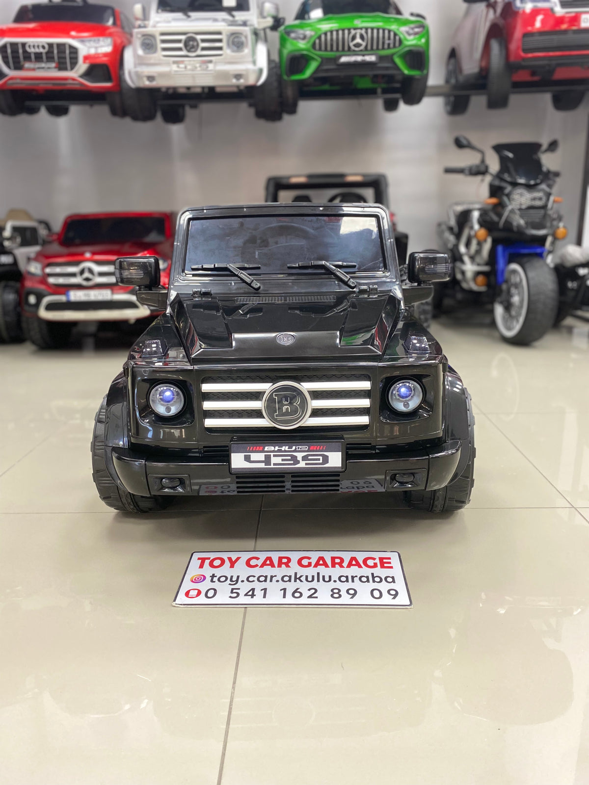 BRABUS AKÜLÜ ARABA 12W 0-6 YAŞ SİYAH