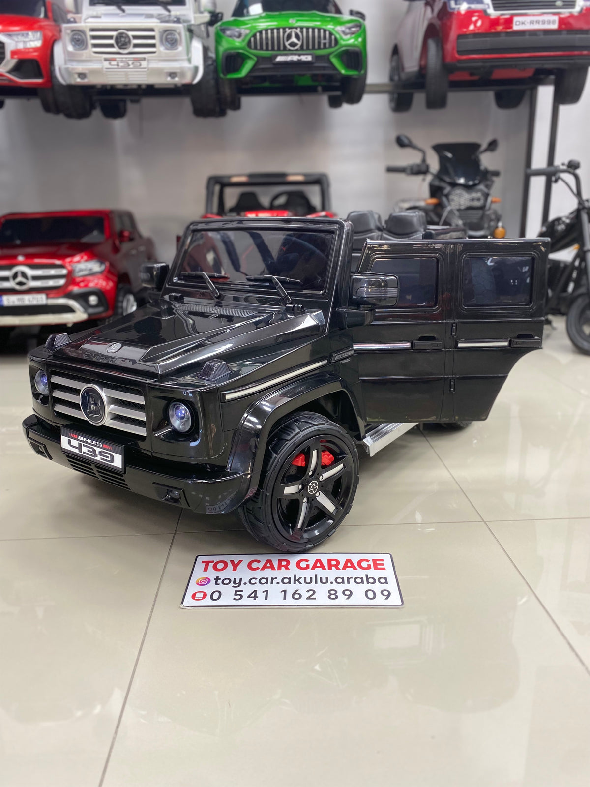 BRABUS AKÜLÜ ARABA 12W 0-6 YAŞ SİYAH