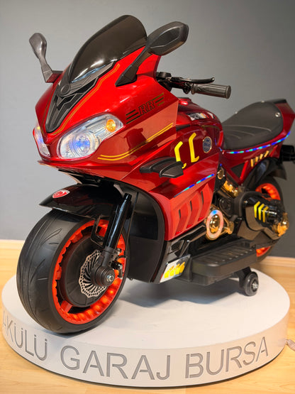 DEV AKÜLÜ MOTOR 12W 3-10 YAŞ BORDO
