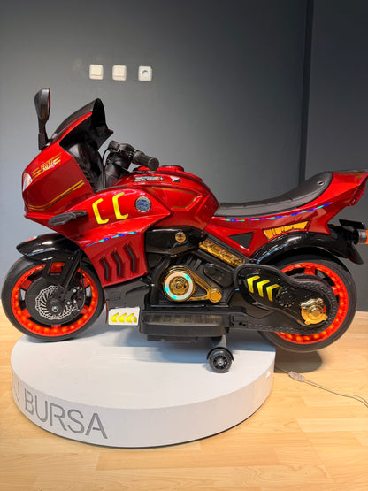 DEV AKÜLÜ MOTOR 12W 3-10 YAŞ BORDO