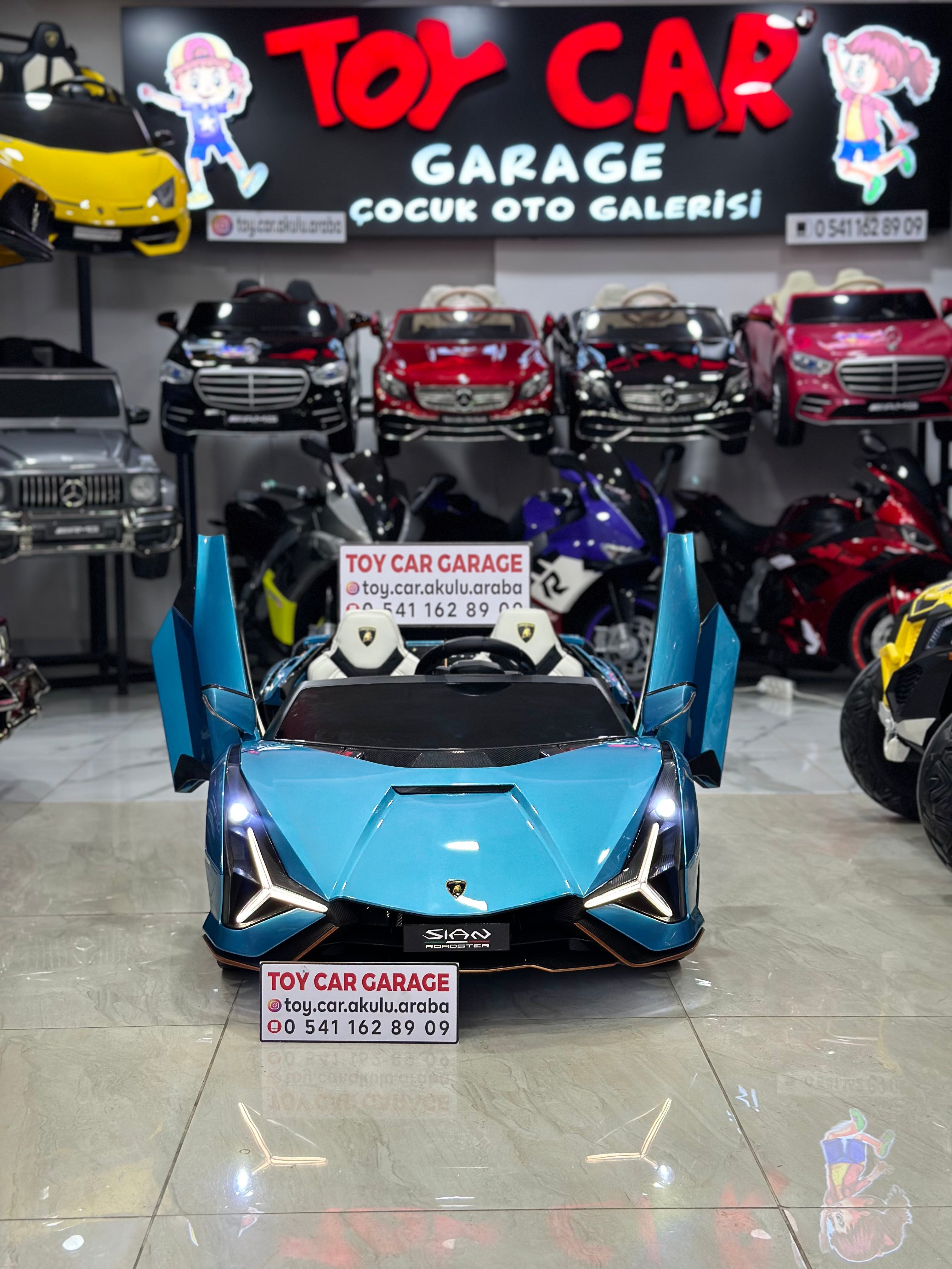 LAMBORGHİNİ SİAN DRİFT ARABASI 24W MAVİ