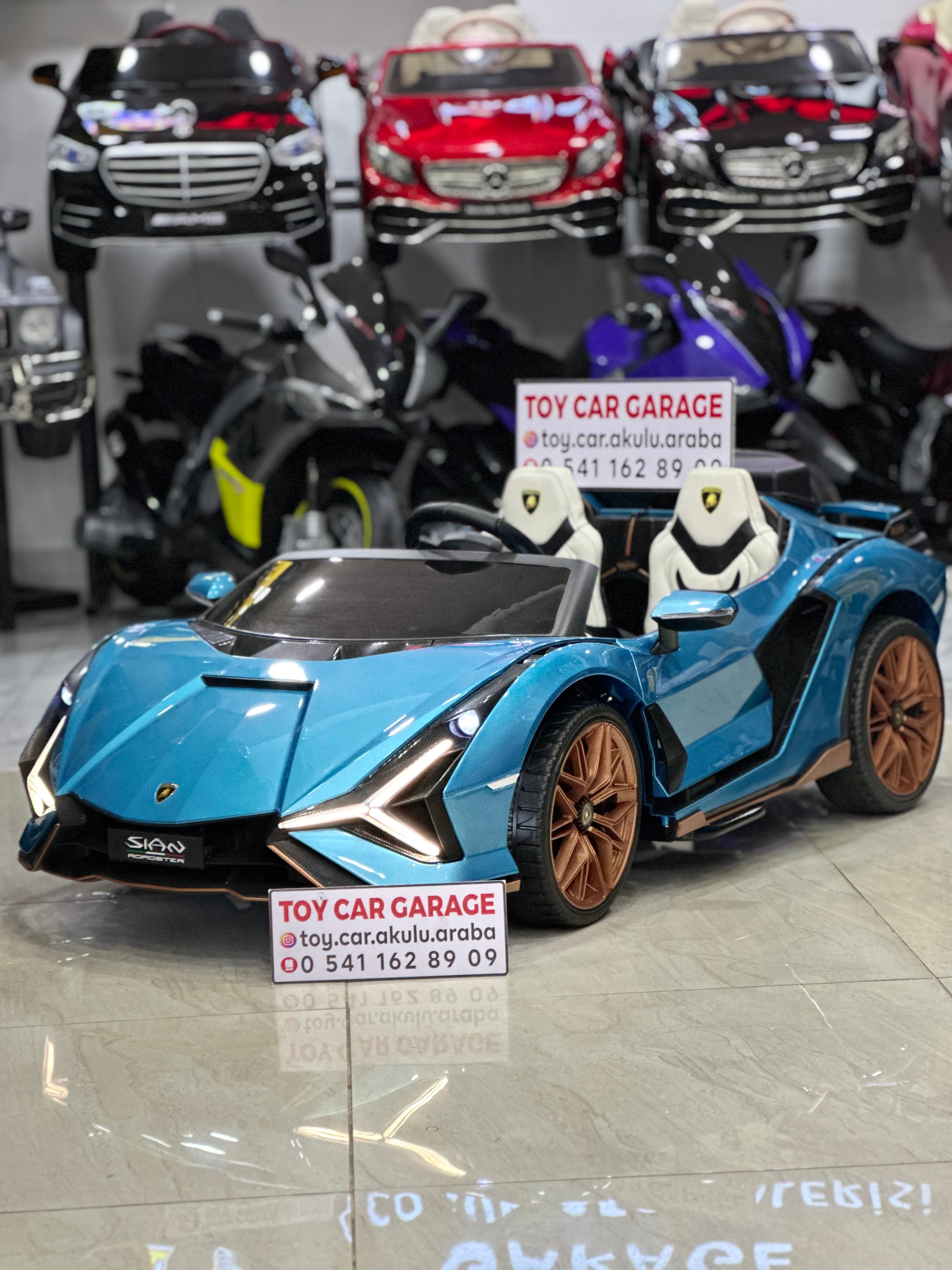 LAMBORGHİNİ SİAN DRİFT ARABASI 24W MAVİ