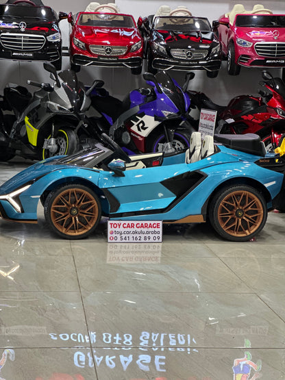 LAMBORGHİNİ SİAN DRİFT ARABASI 24W MAVİ