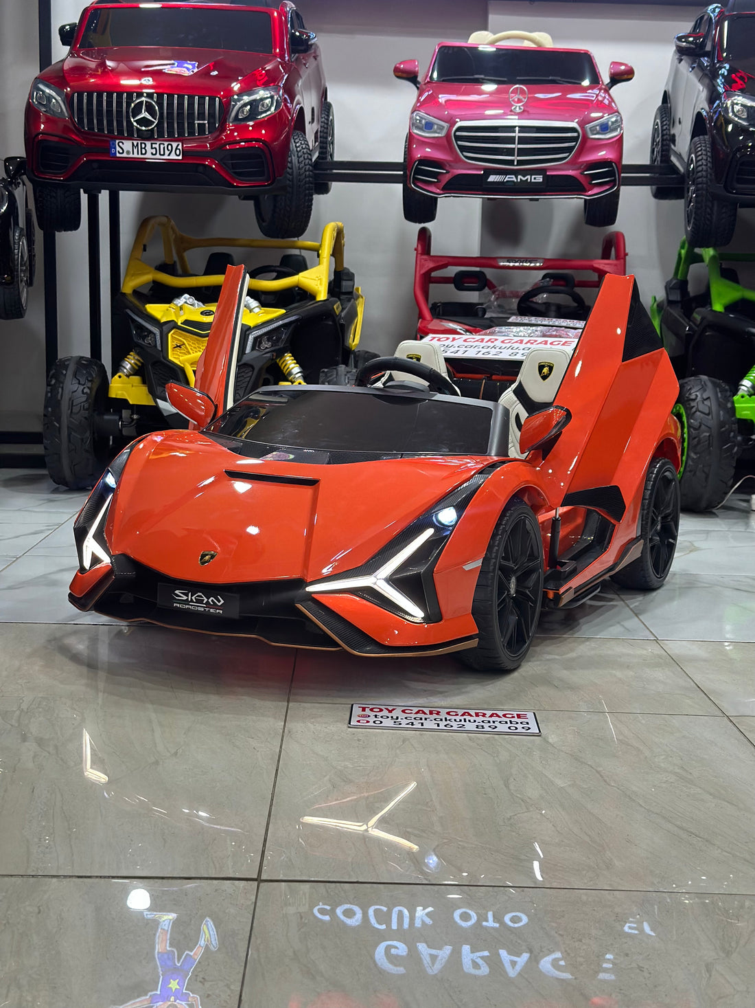 LAMBORGHİNİ SİAN DRİFT ARABASI 24W TURUNCU