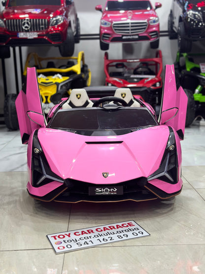 LAMBORGHİNİ SİAN DRİFT ARABASI 24W PEMBE