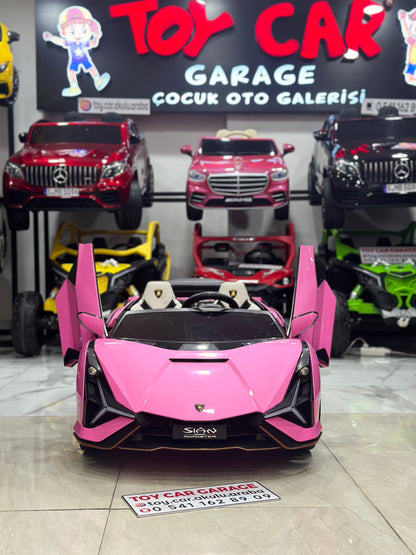 LAMBORGHİNİ SİAN DRİFT ARABASI 24W PEMBE