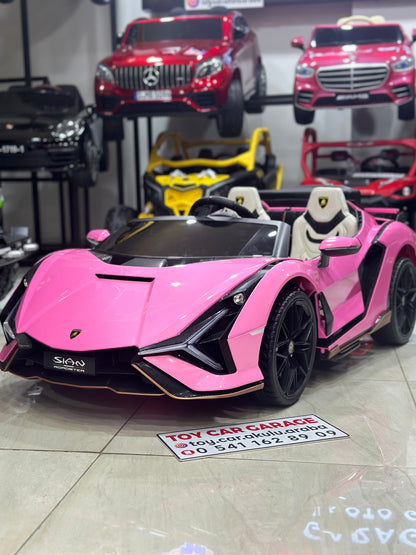 LAMBORGHİNİ SİAN DRİFT ARABASI 24W PEMBE