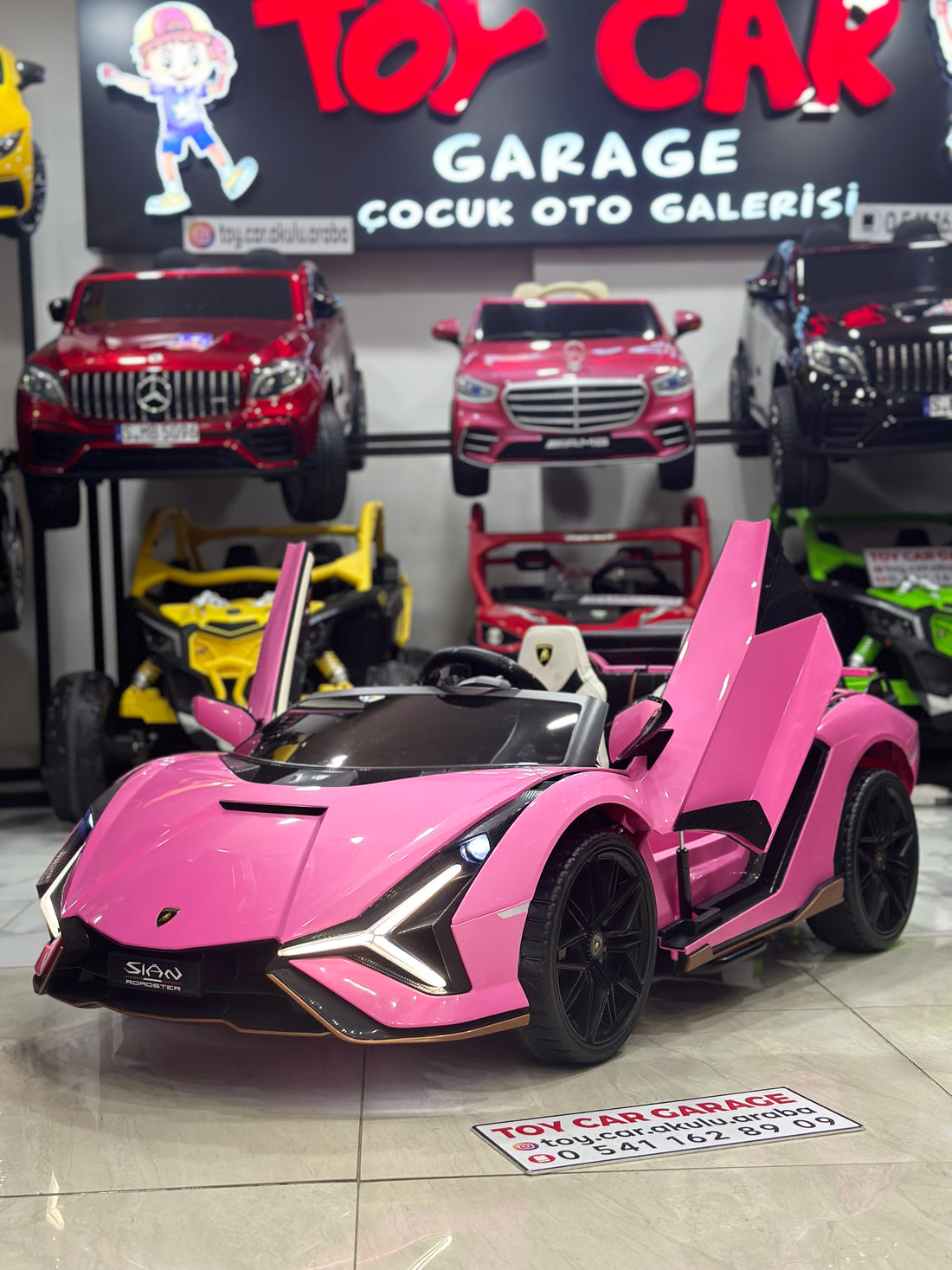 LAMBORGHİNİ SİAN DRİFT ARABASI 24W PEMBE