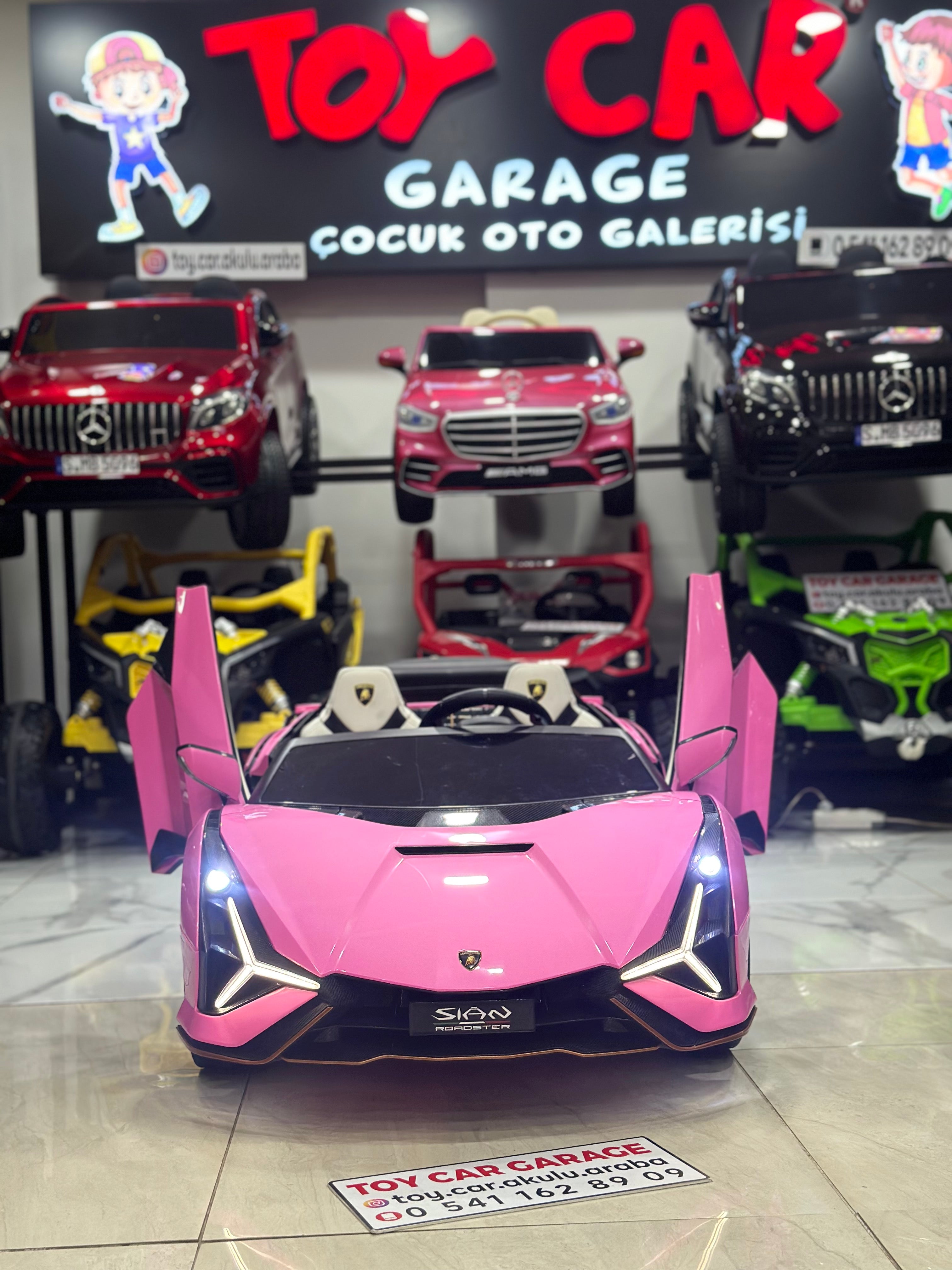 LAMBORGHİNİ SİAN DRİFT ARABASI 24W PEMBE