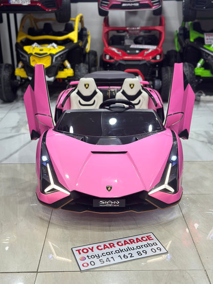 LAMBORGHİNİ SİAN DRİFT ARABASI 24W PEMBE