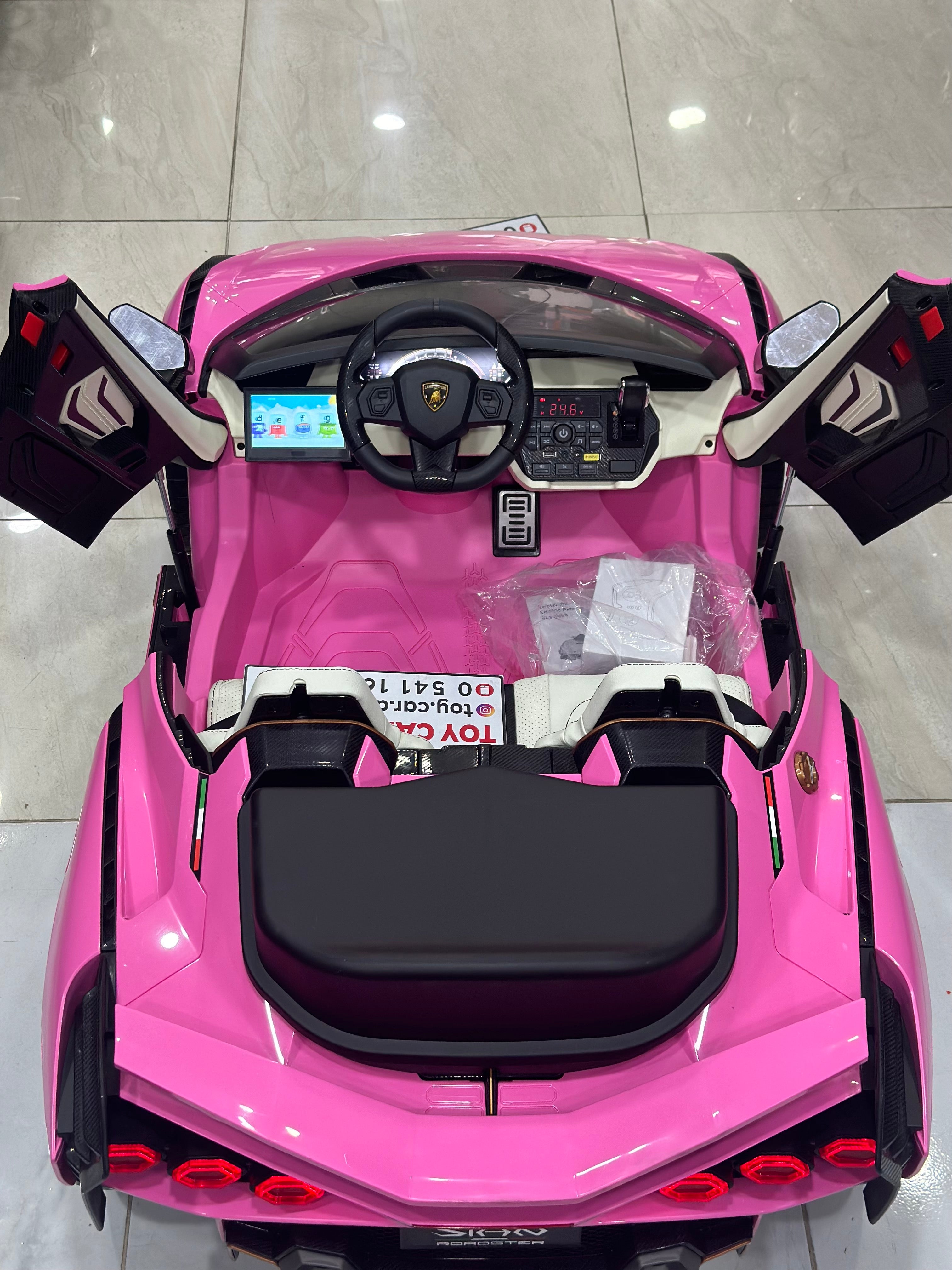 LAMBORGHİNİ SİAN DRİFT ARABASI 24W PEMBE