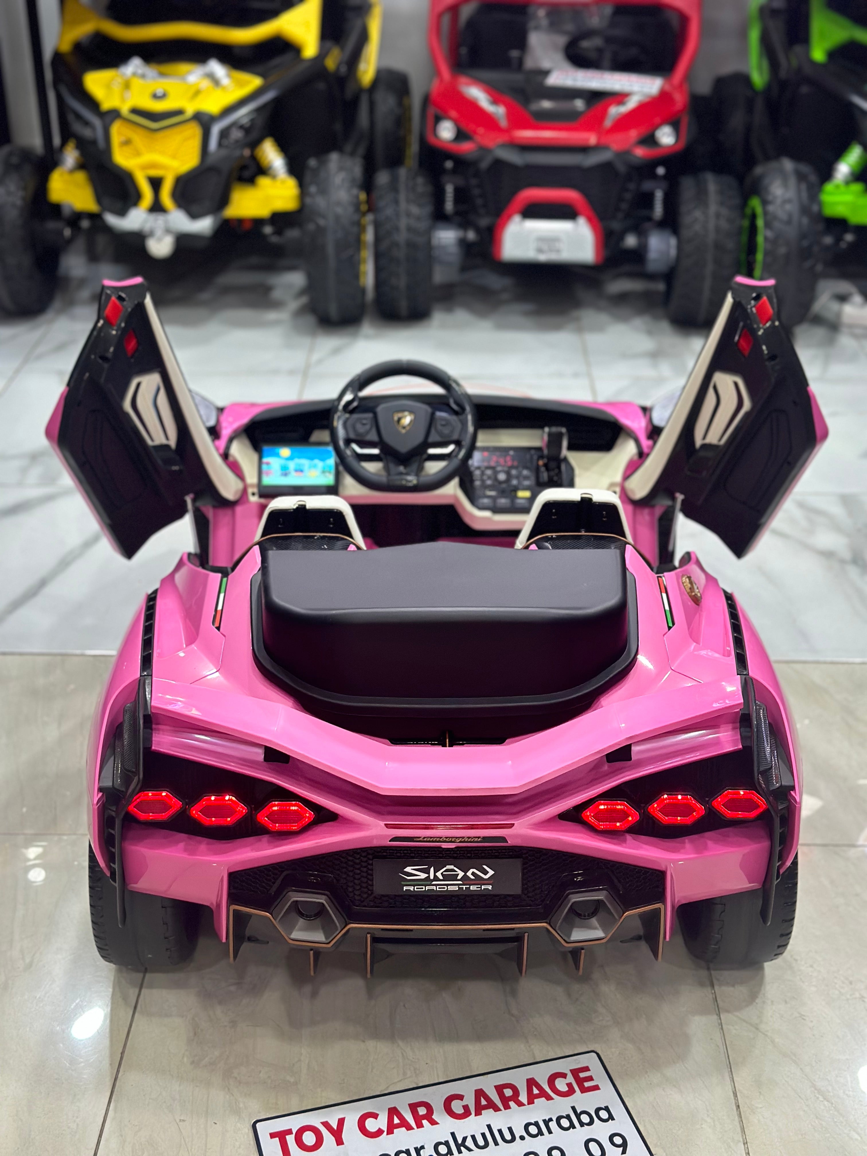 LAMBORGHİNİ SİAN DRİFT ARABASI 24W PEMBE