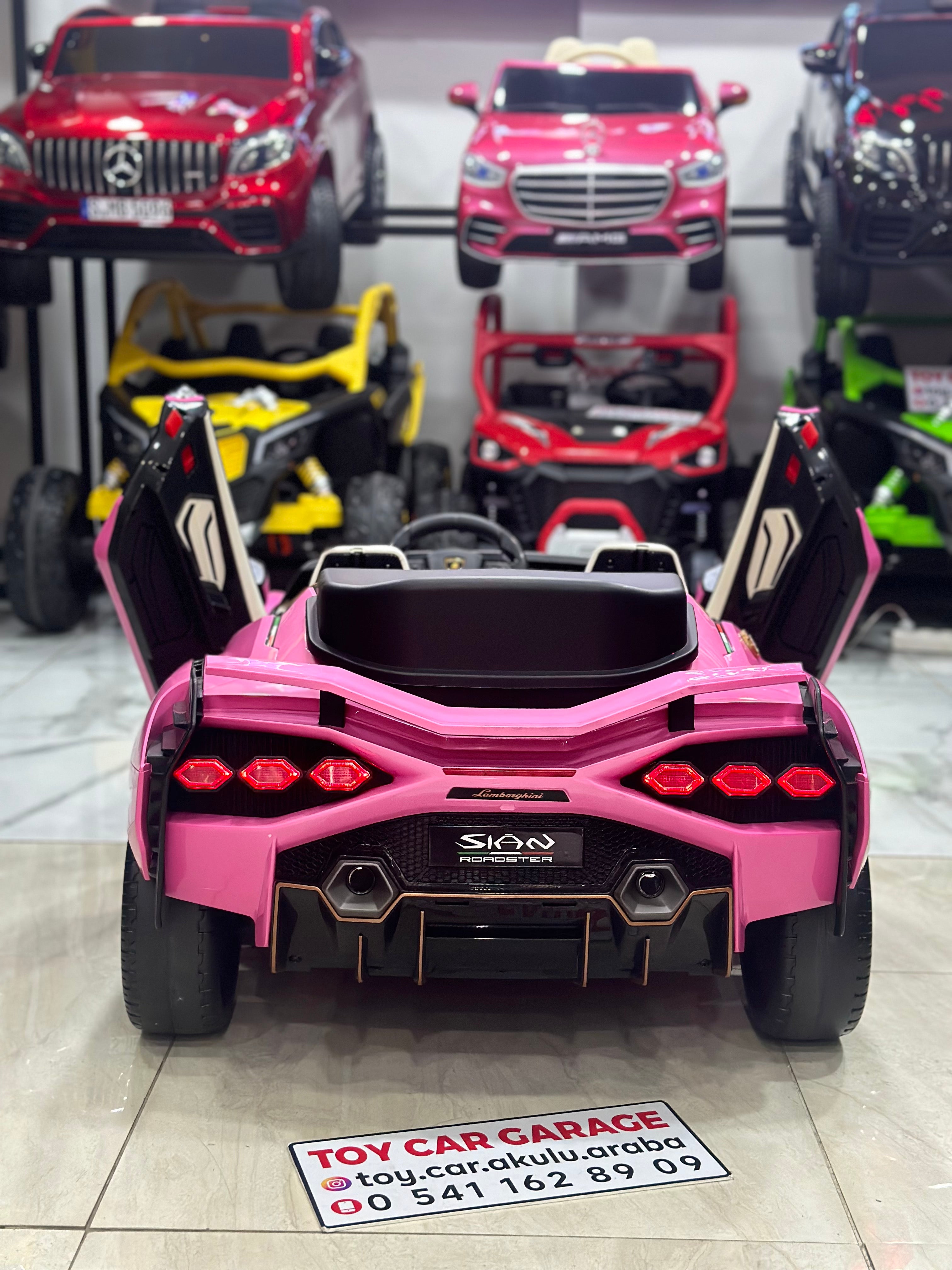 LAMBORGHİNİ SİAN DRİFT ARABASI 24W PEMBE