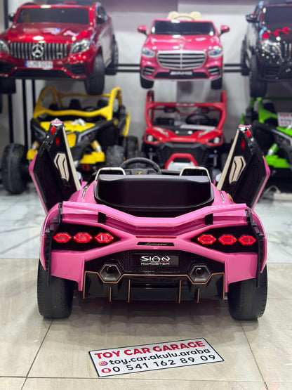 LAMBORGHİNİ SİAN DRİFT ARABASI 24W PEMBE