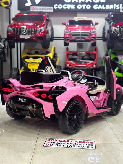LAMBORGHİNİ SİAN DRİFT ARABASI 24W PEMBE