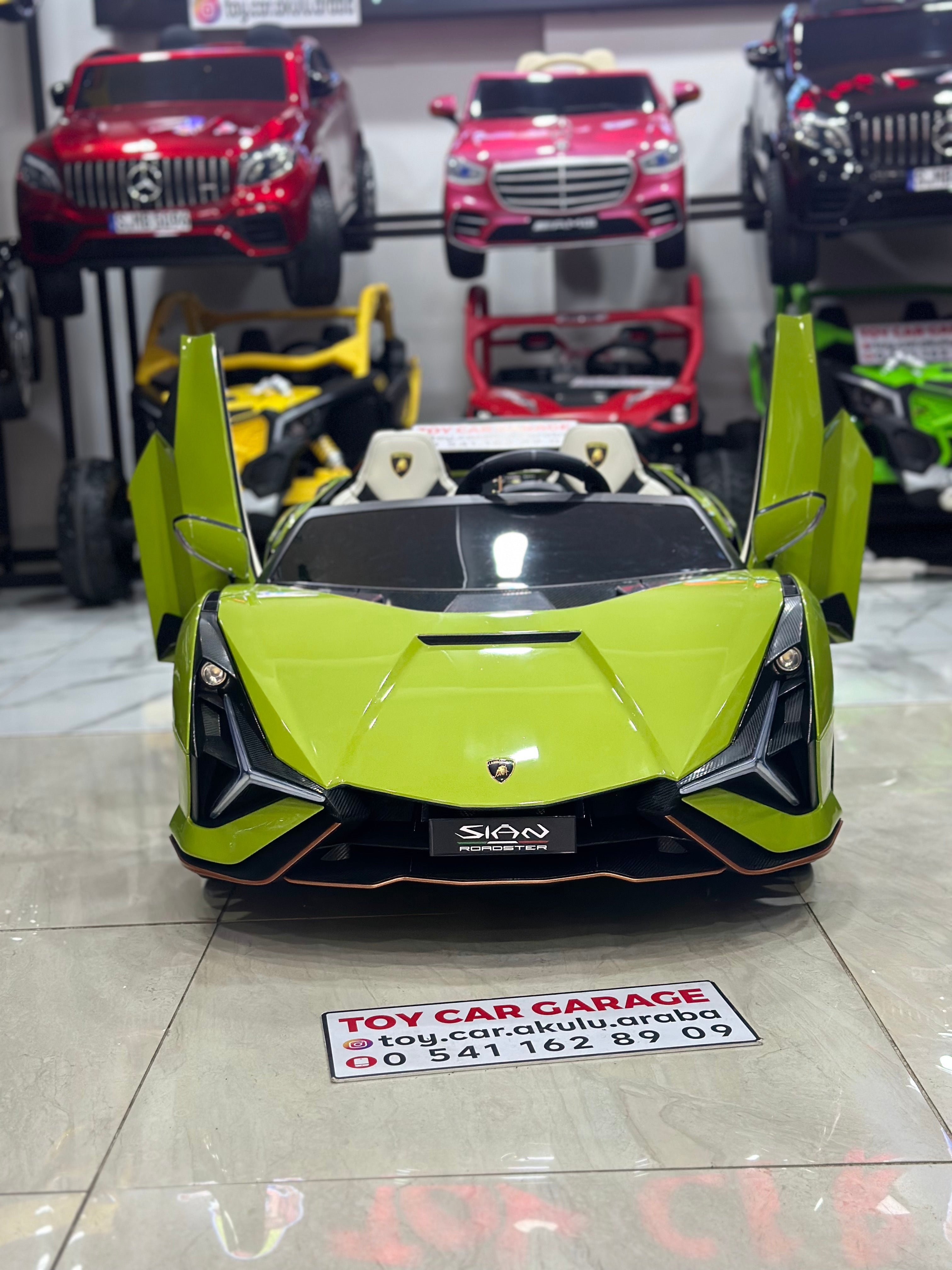 LAMBORGHİNİ SİAN DRİFT ARABASI 24W YEŞİL