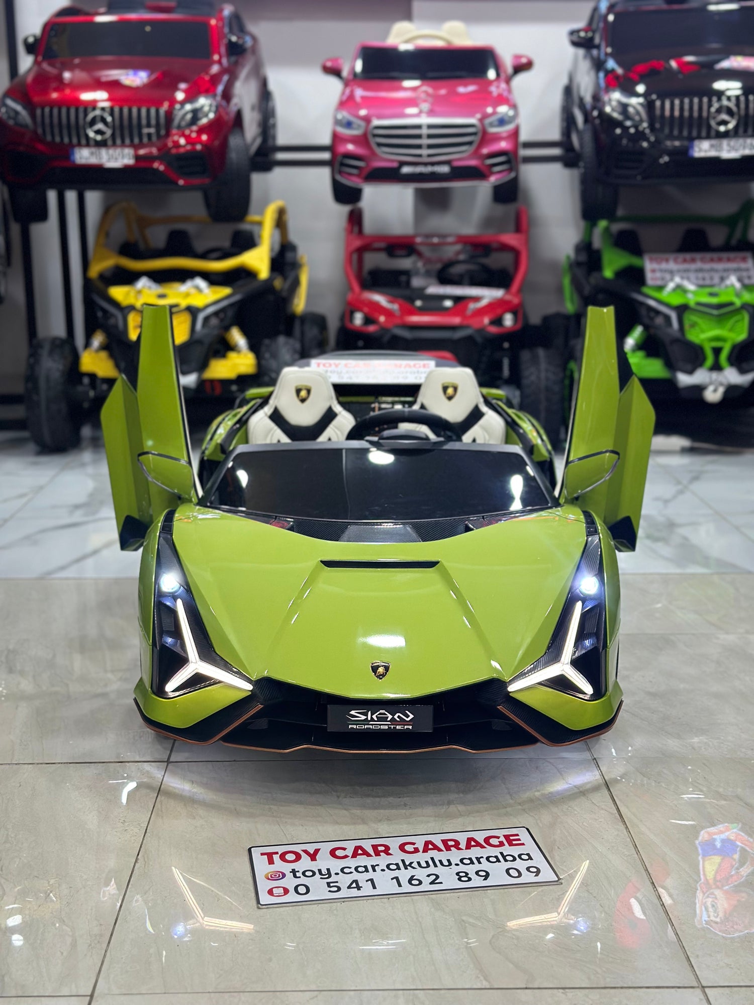 LAMBORGHİNİ SİAN DRİFT ARABASI 24W YEŞİL