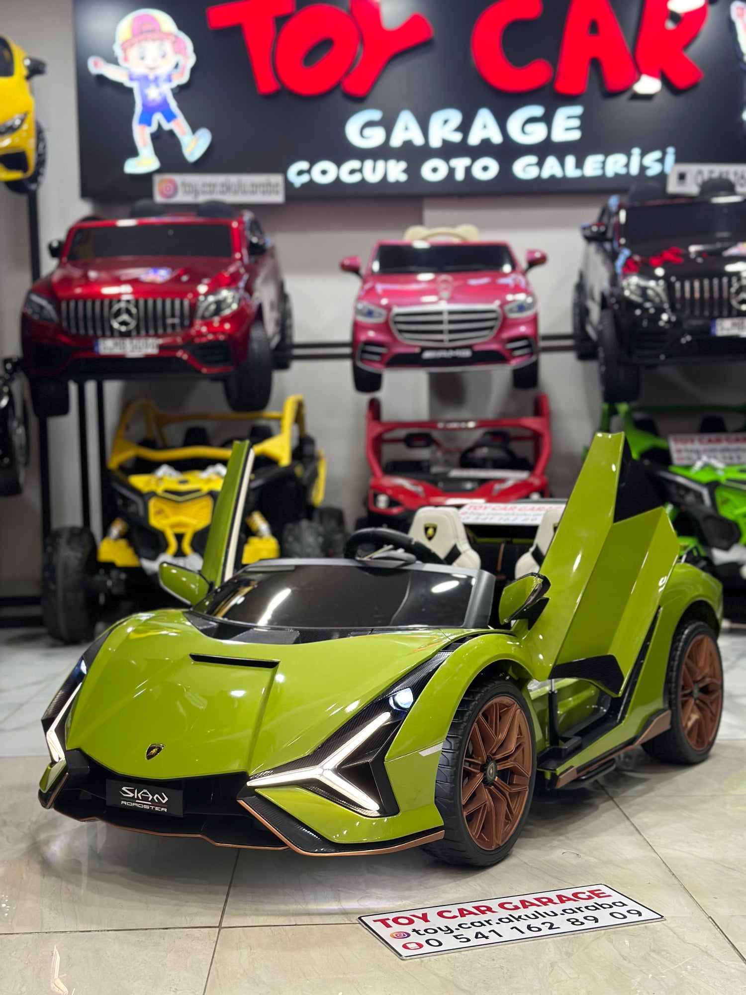 LAMBORGHİNİ SİAN DRİFT ARABASI 24W YEŞİL