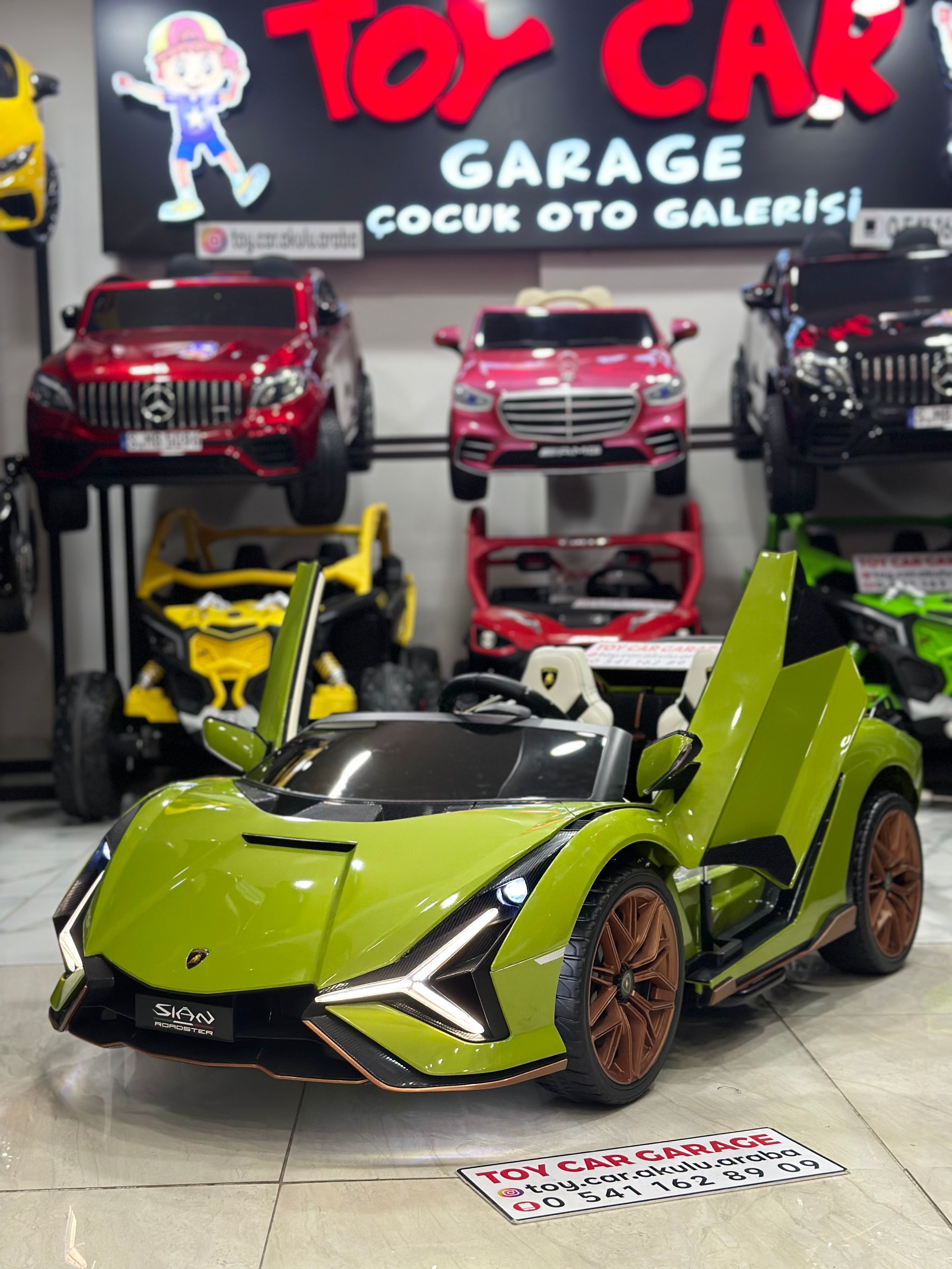 LAMBORGHİNİ SİAN DRİFT ARABASI 24W YEŞİL