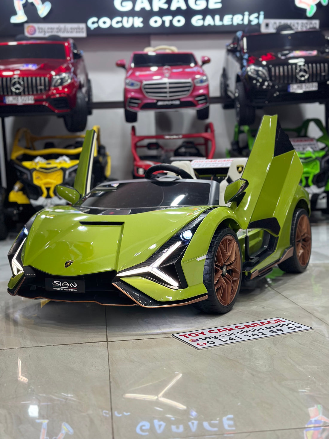 LAMBORGHİNİ SİAN DRİFT ARABASI 24W YEŞİL