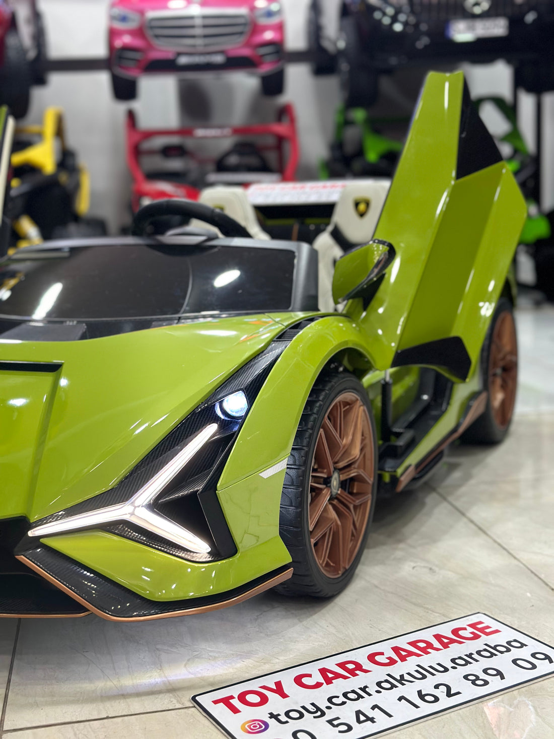 LAMBORGHİNİ SİAN DRİFT ARABASI 24W YEŞİL
