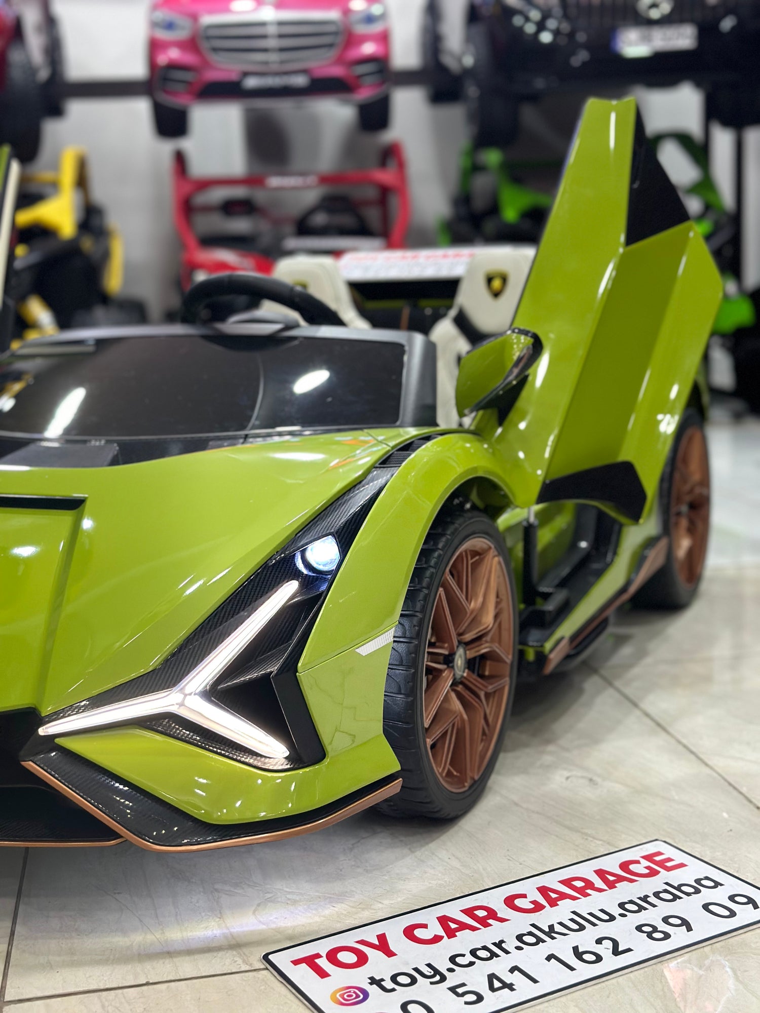 LAMBORGHİNİ SİAN DRİFT ARABASI 24W YEŞİL