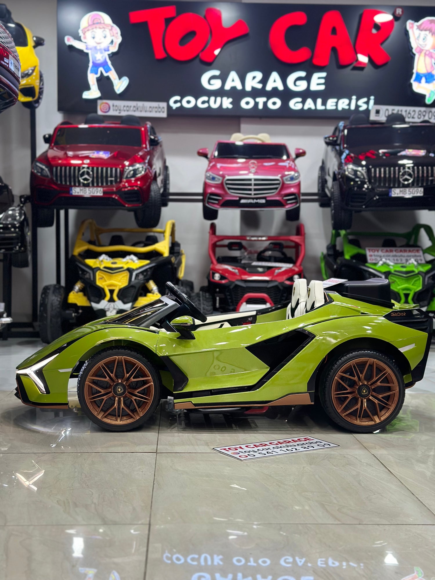 LAMBORGHİNİ SİAN DRİFT ARABASI 24W YEŞİL