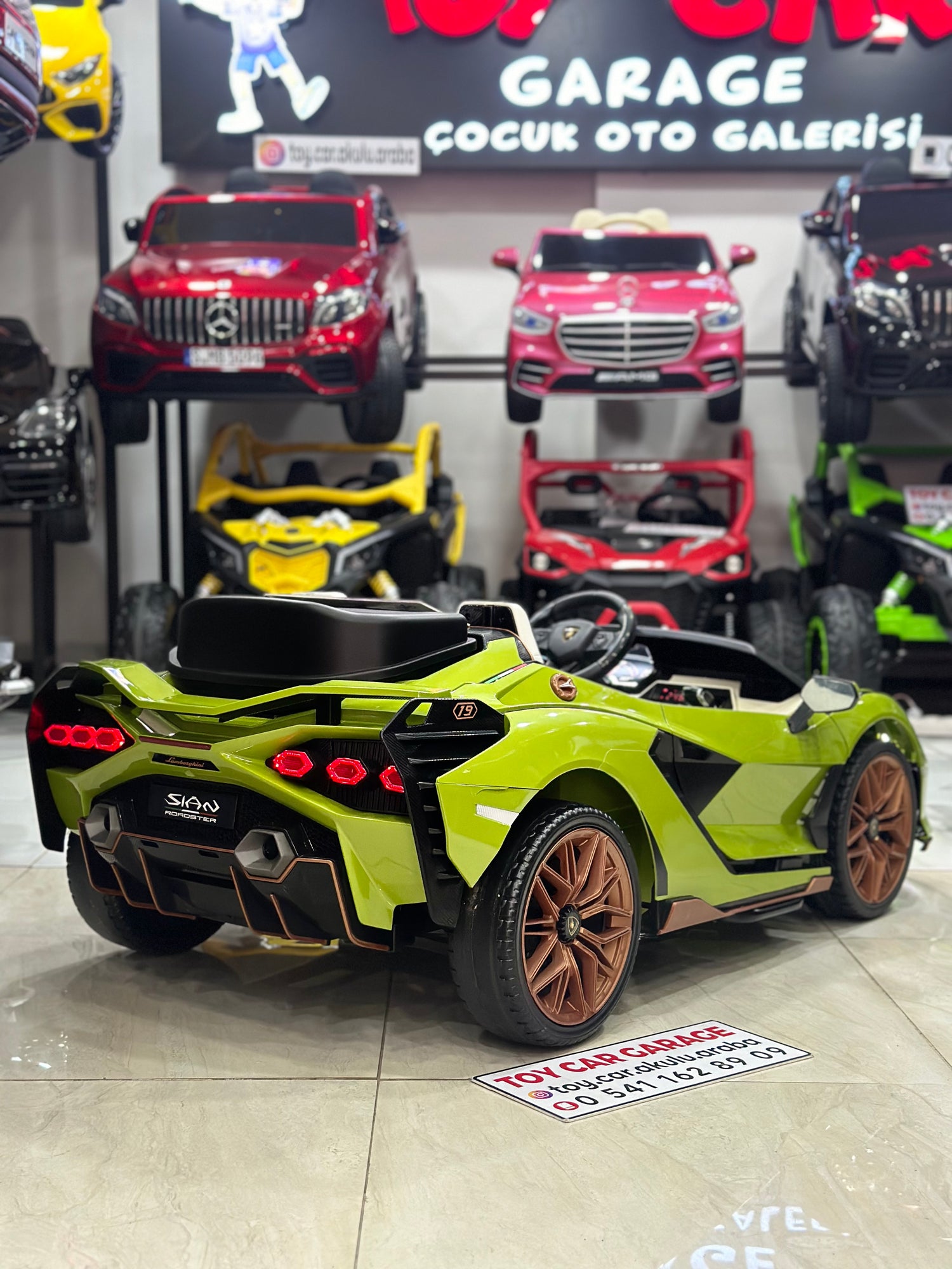 LAMBORGHİNİ SİAN DRİFT ARABASI 24W YEŞİL