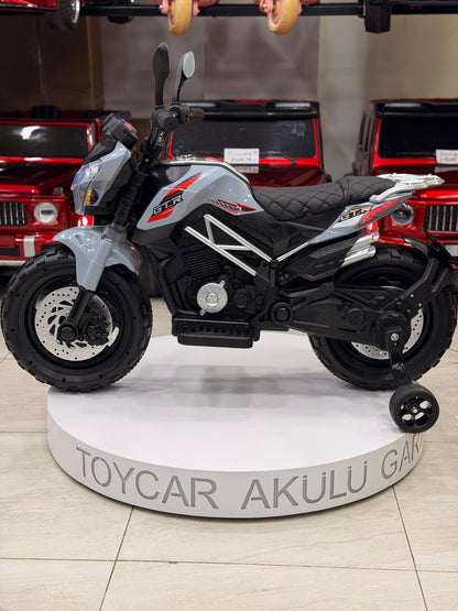 AKÜLÜ MOTOR 12W 3-9 YAŞ  GRİ
