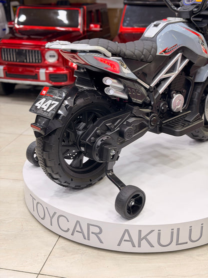 AKÜLÜ MOTOR 12W 3-9 YAŞ  GRİ