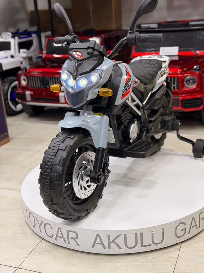AKÜLÜ MOTOR 12W 3-9 YAŞ  GRİ