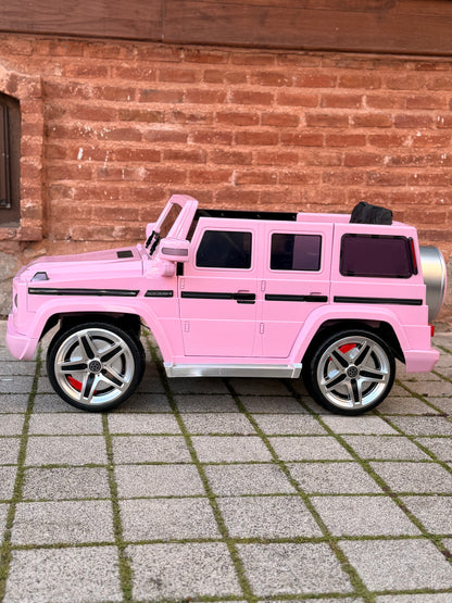 BRABUS AKÜLÜ ARABA EVA LASTİK 12W 0-6 YAŞ PEMBE