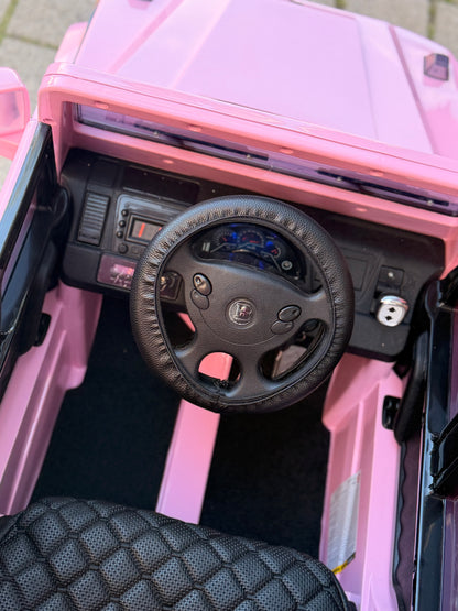 BRABUS AKÜLÜ ARABA EVA LASTİK 12W 0-6 YAŞ PEMBE