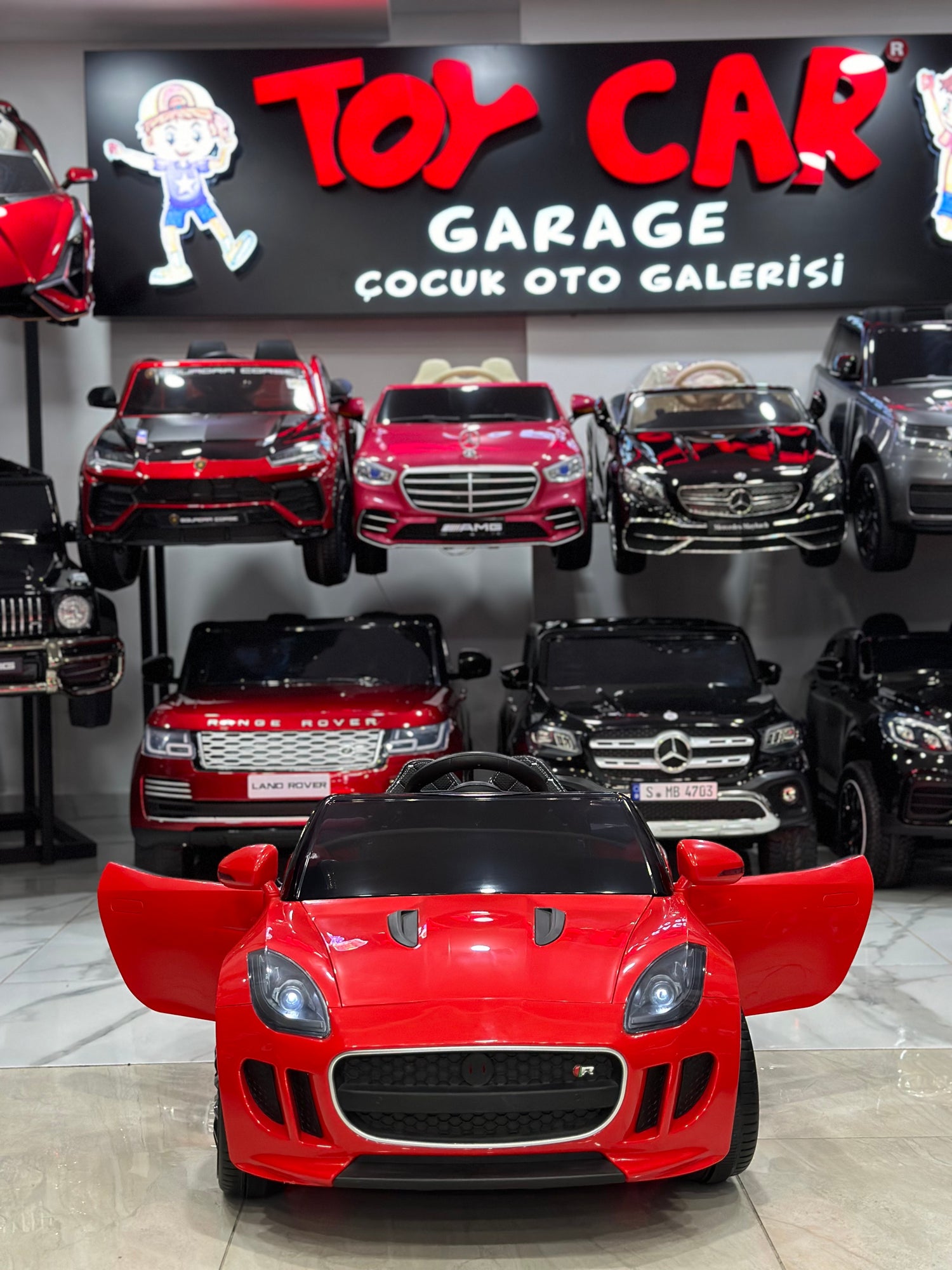 JAGUAR AKÜLÜ ARABA 12W 0-6 YAŞ KIRMIZI