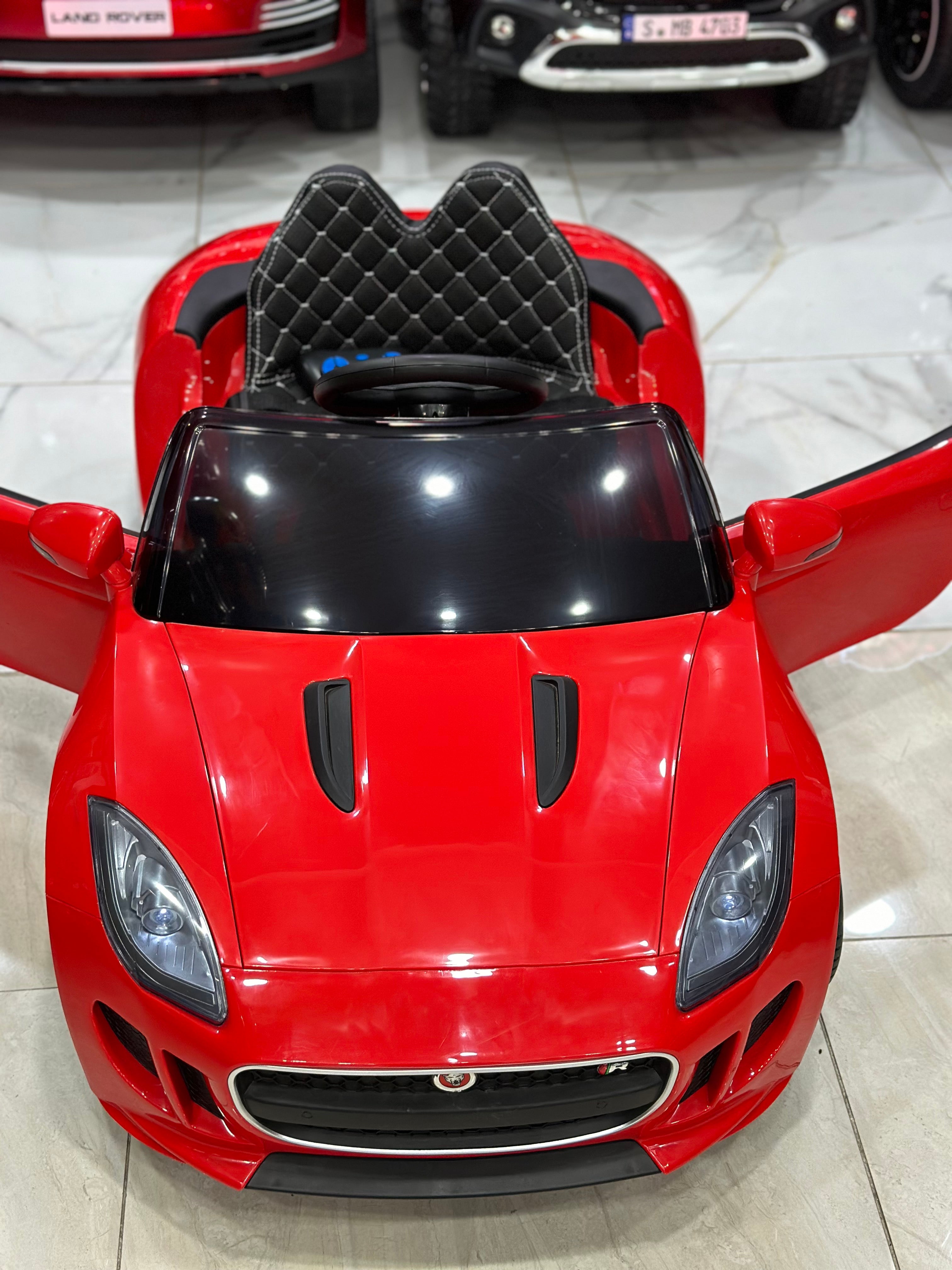 JAGUAR AKÜLÜ ARABA 12W 0-6 YAŞ KIRMIZI