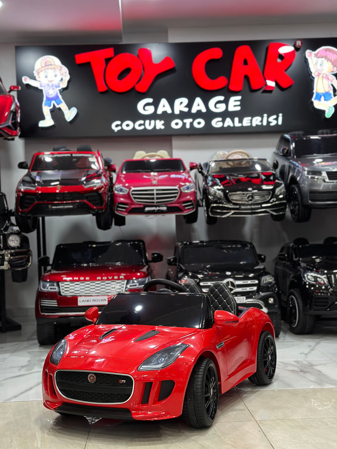 JAGUAR AKÜLÜ ARABA 12W 0-6 YAŞ KIRMIZI