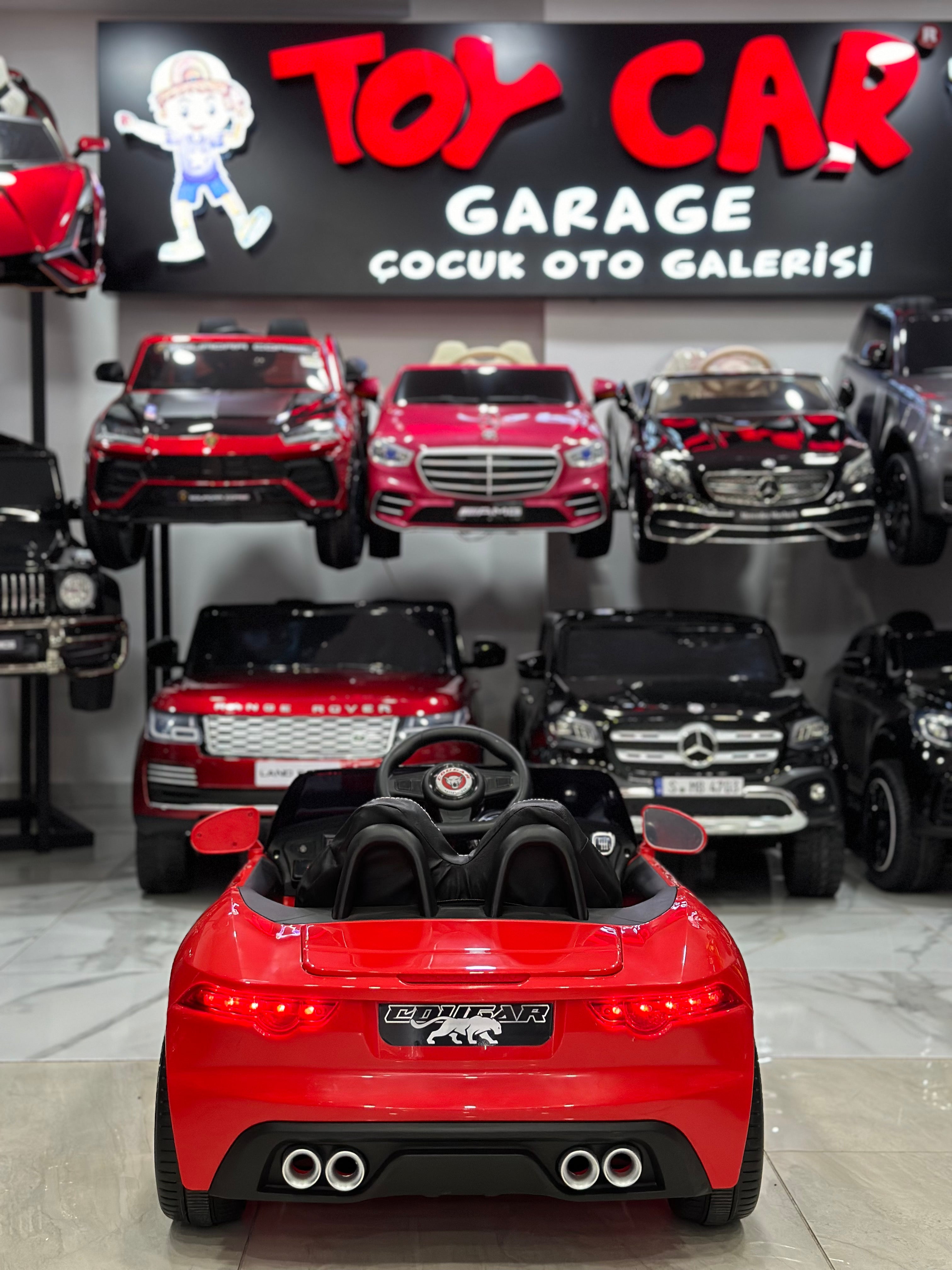 JAGUAR AKÜLÜ ARABA 12W 0-6 YAŞ KIRMIZI