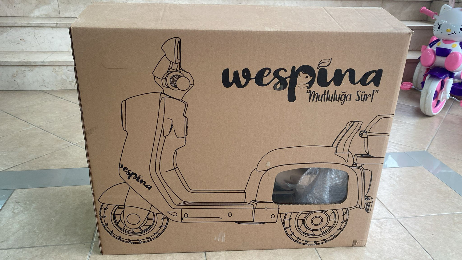 WESPİNA AKÜLÜ MOTOR 6W 0-4 YAŞ YEŞİL