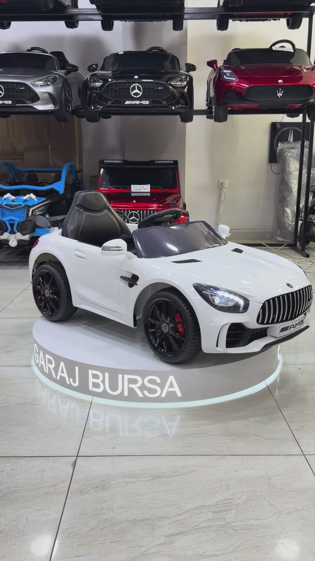 MERCEDES AKÜLÜ ARABA 12W 0-6 YAŞ BEYAZ