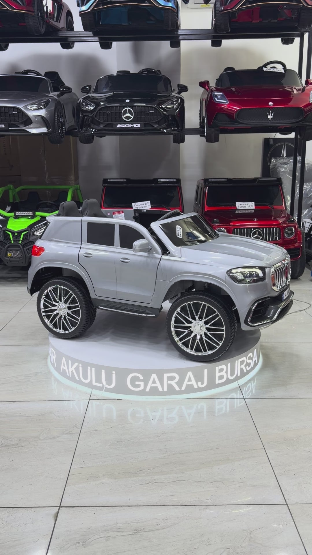 BMW AKÜLÜ ARABA 12W 0-6 YAŞ GRİ