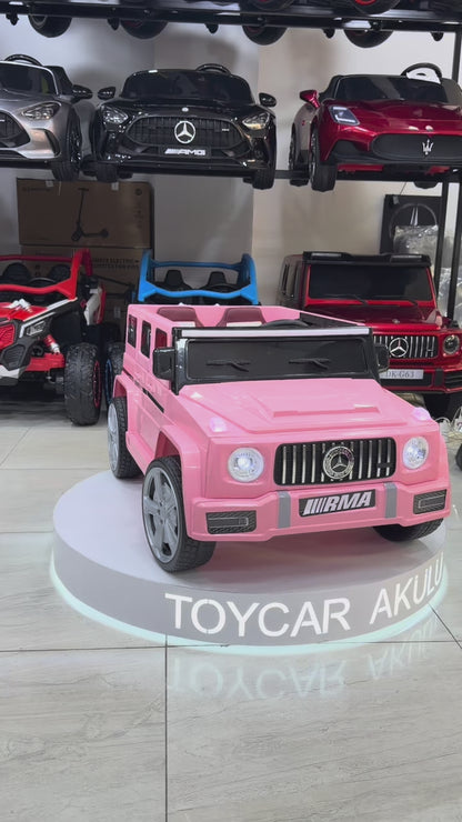 MERCEDES G63 KÜÇÜK BOY PEMBE 12W 0-6 YAŞ
