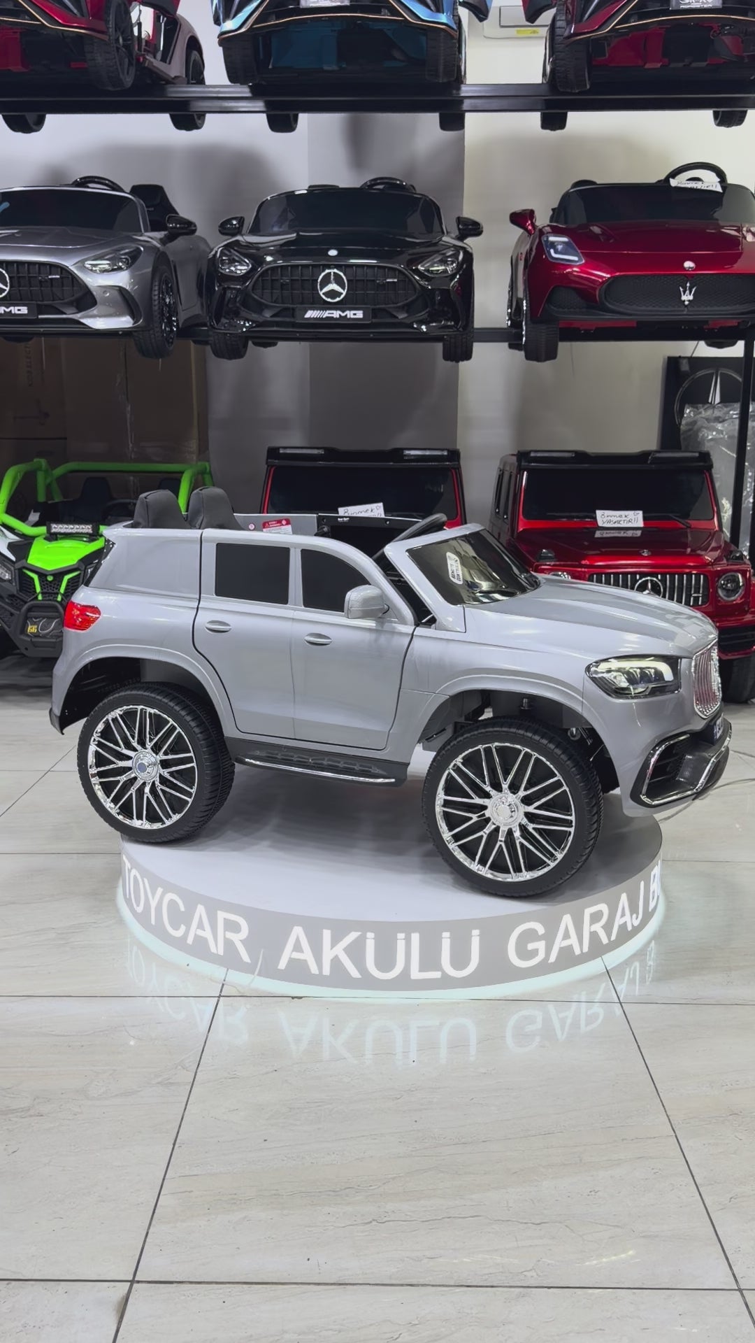 MASERATİ AKÜLÜ ARABA 12W 0-6 YAŞ GRİ
