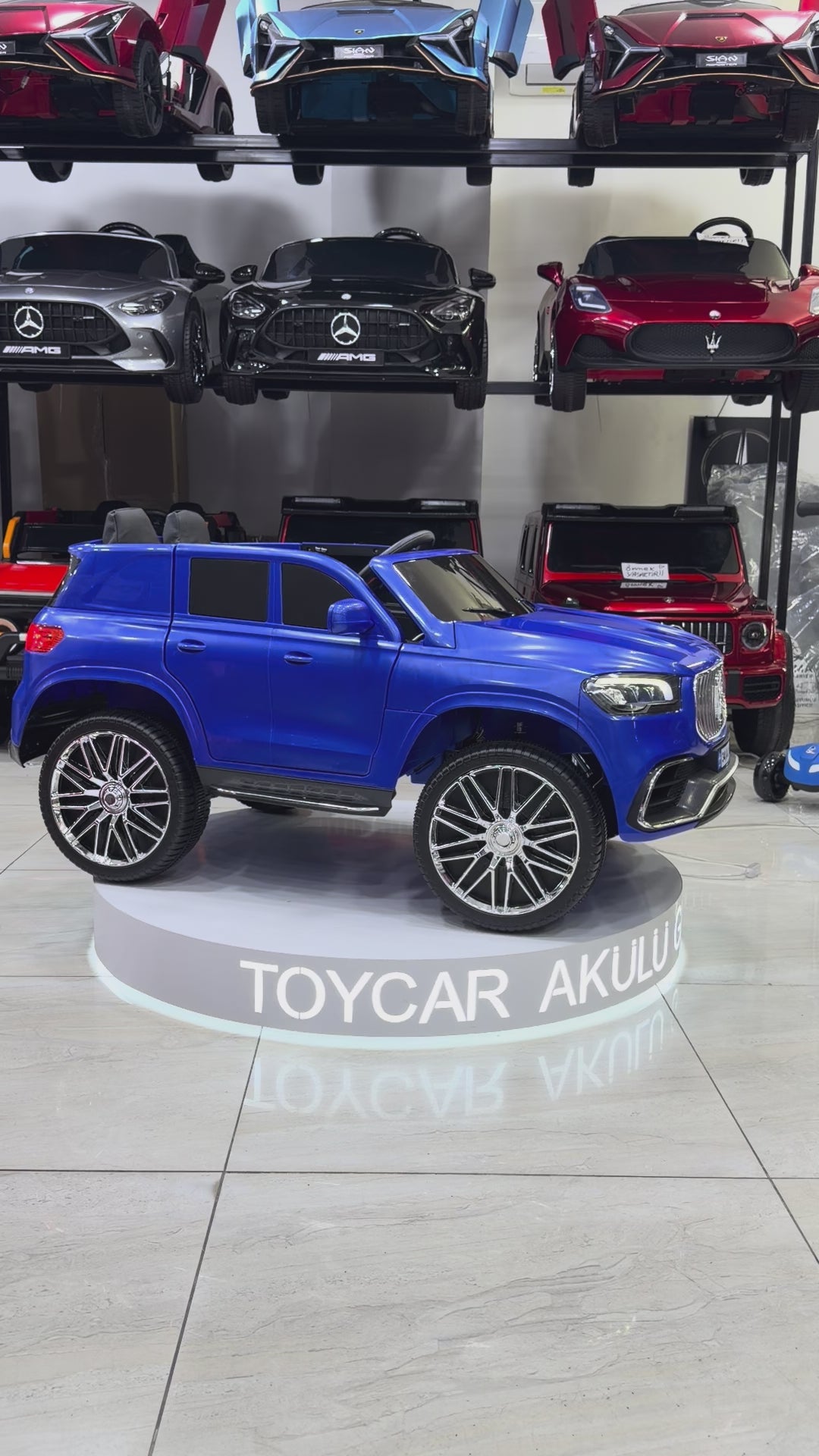 MASERATİ AKÜLÜ ARABA 12W 0-6 YAŞ MAVİ