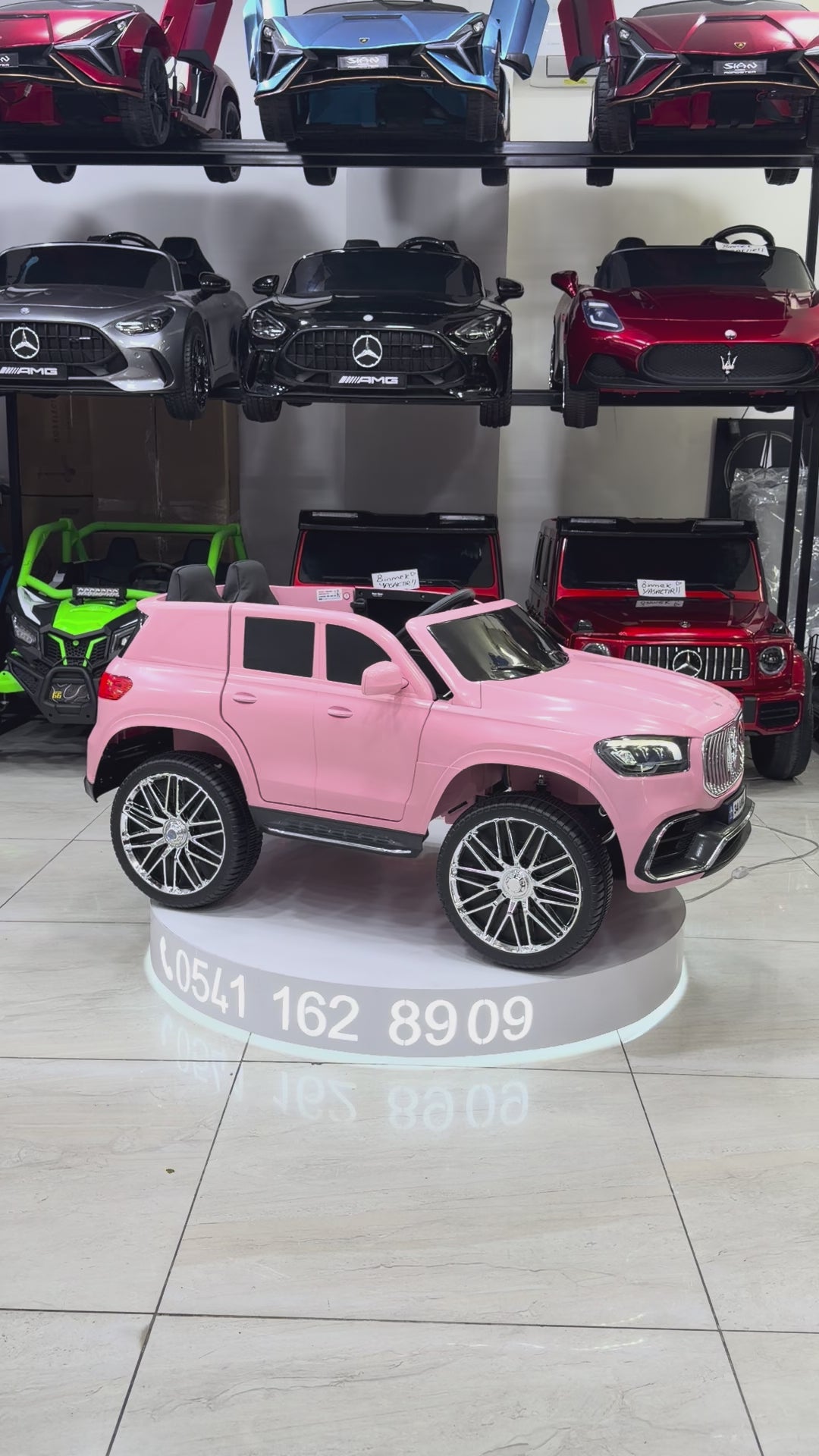MASERATİ AKÜLÜ ARABA 12W 0-6 YAŞ PEMBE