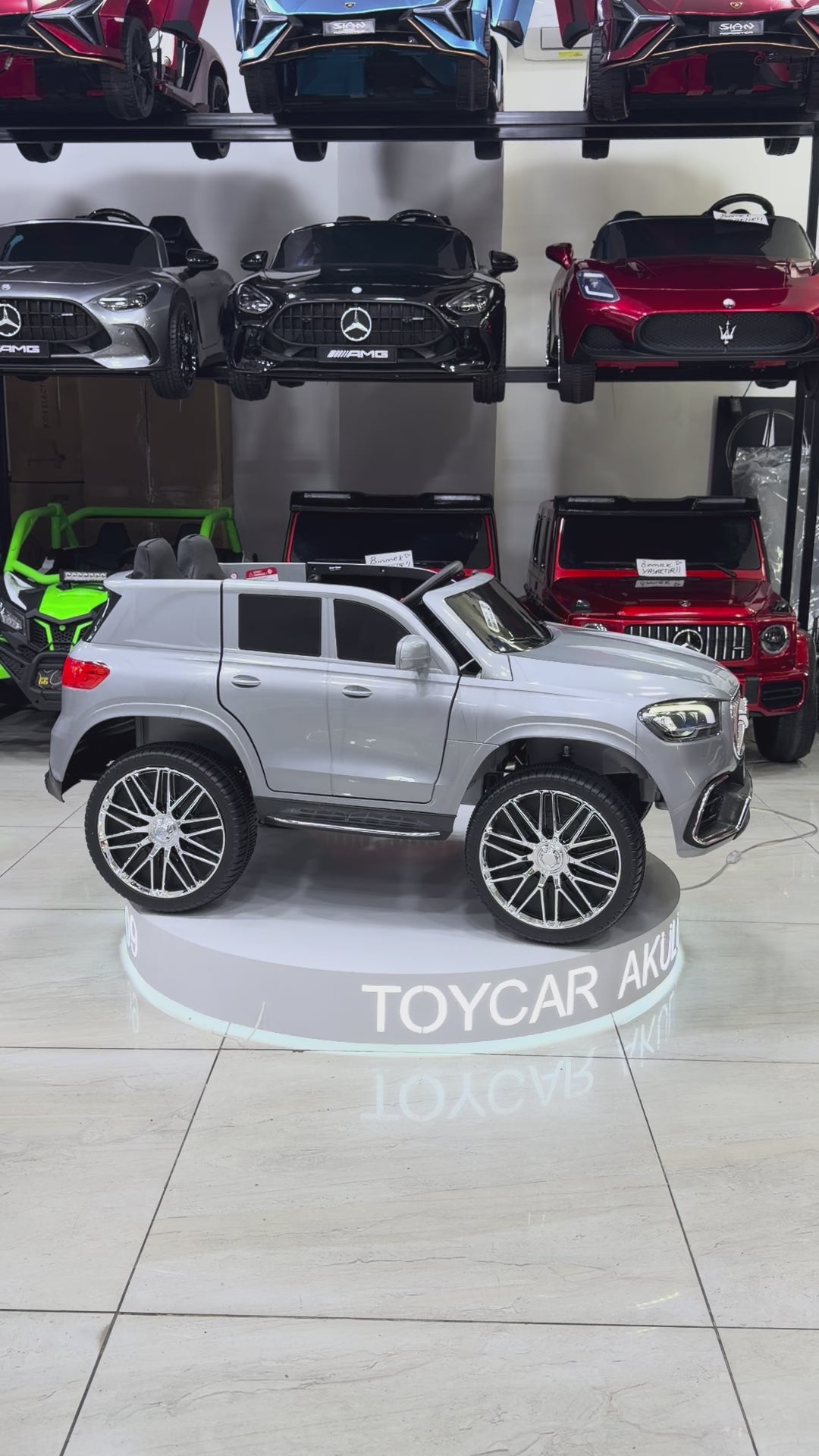 VOLVO AKÜLÜ ARABA 12W 0-6 YAŞ GRİ