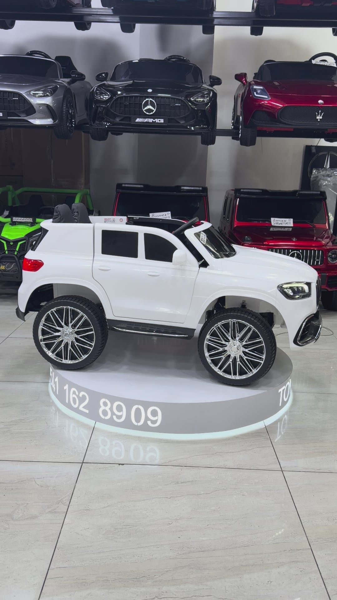 MERCEDES AKÜLÜ ARABA 12W 0-6 YAŞ BEYAZ