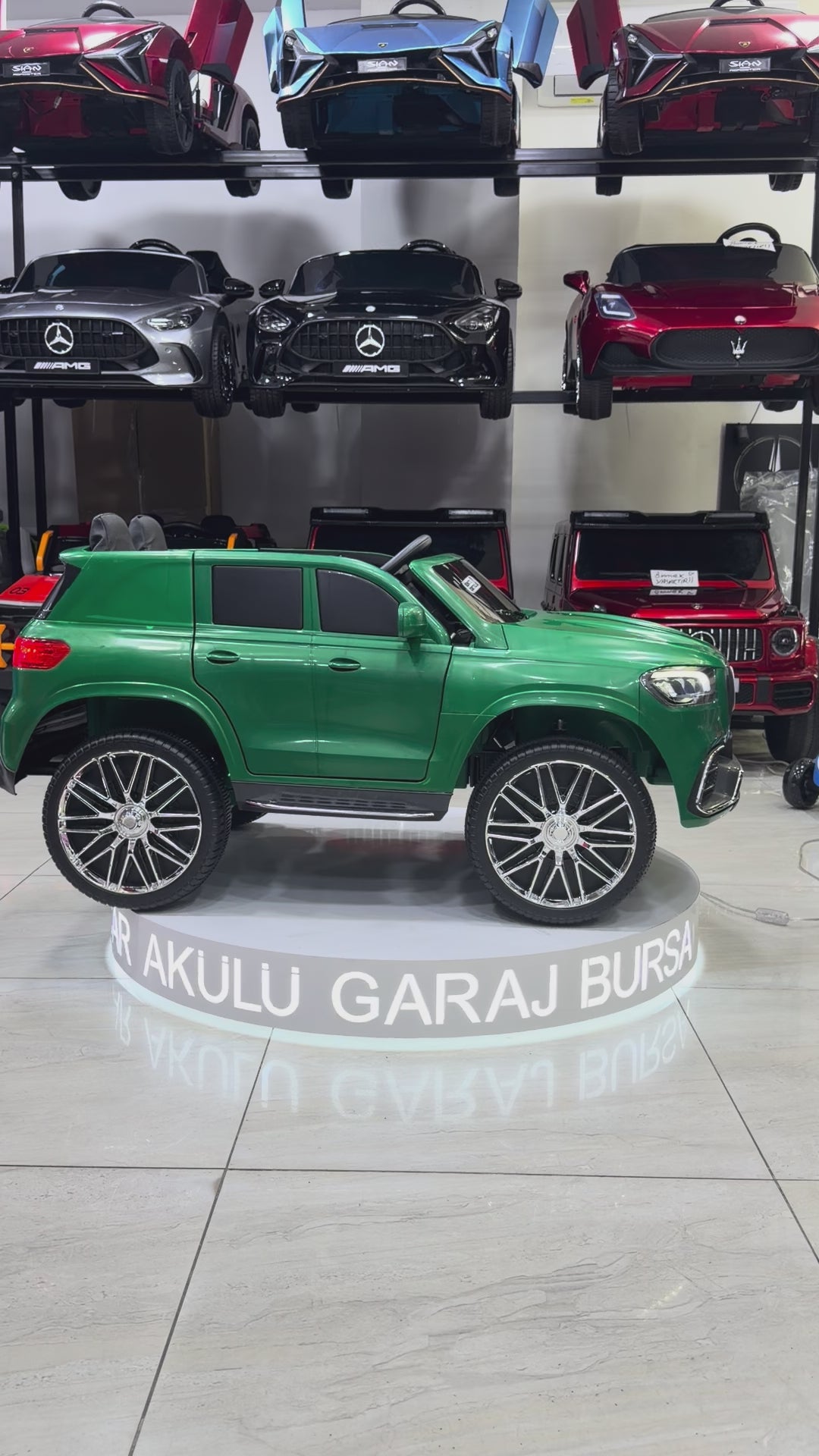 MERCEDES AKÜLÜ ARABA 12W 0-6 YAŞ YEŞİL
