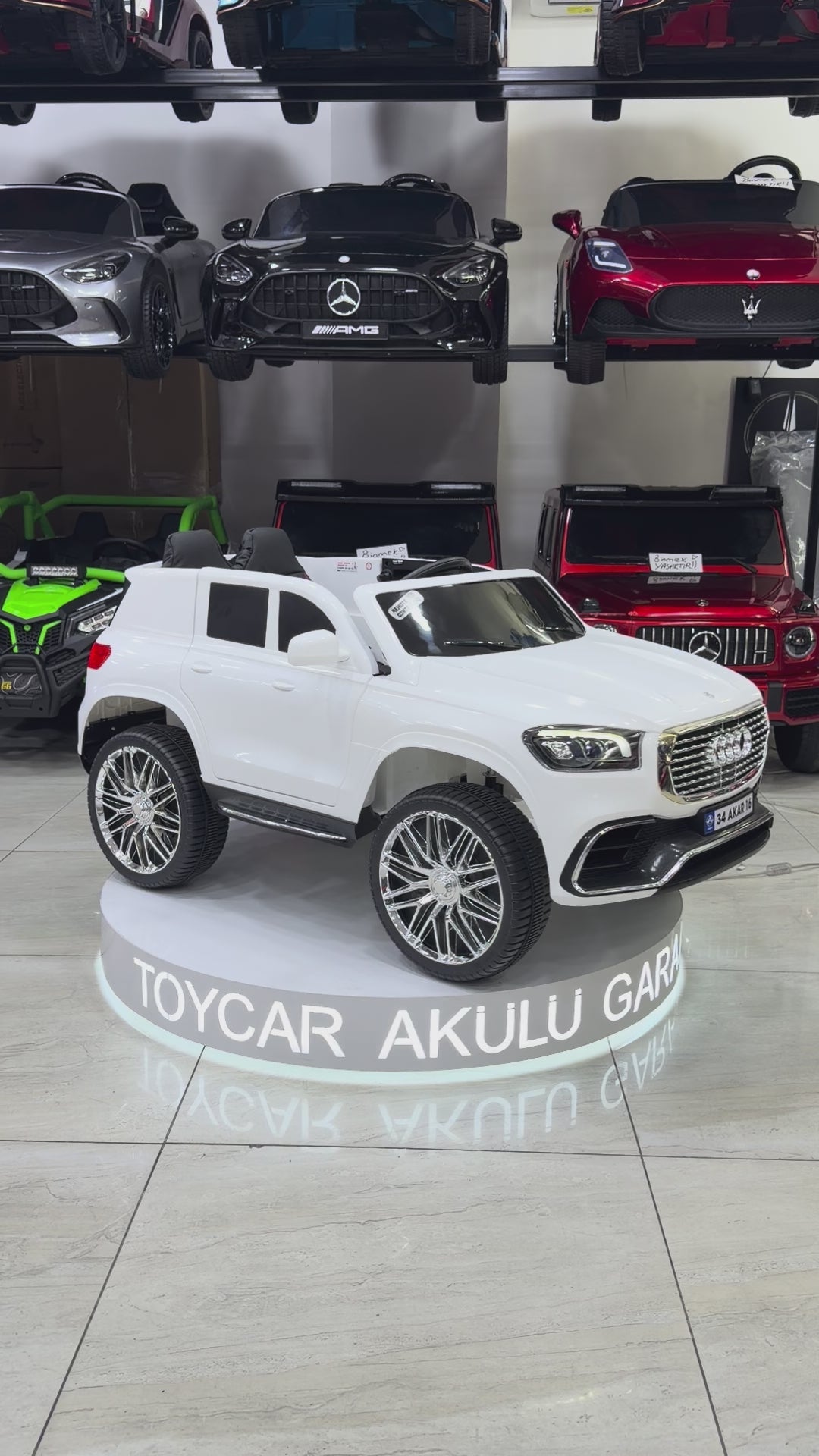 AUDİ AKÜLÜ ARABA 0-6 YAŞ BEYAZ